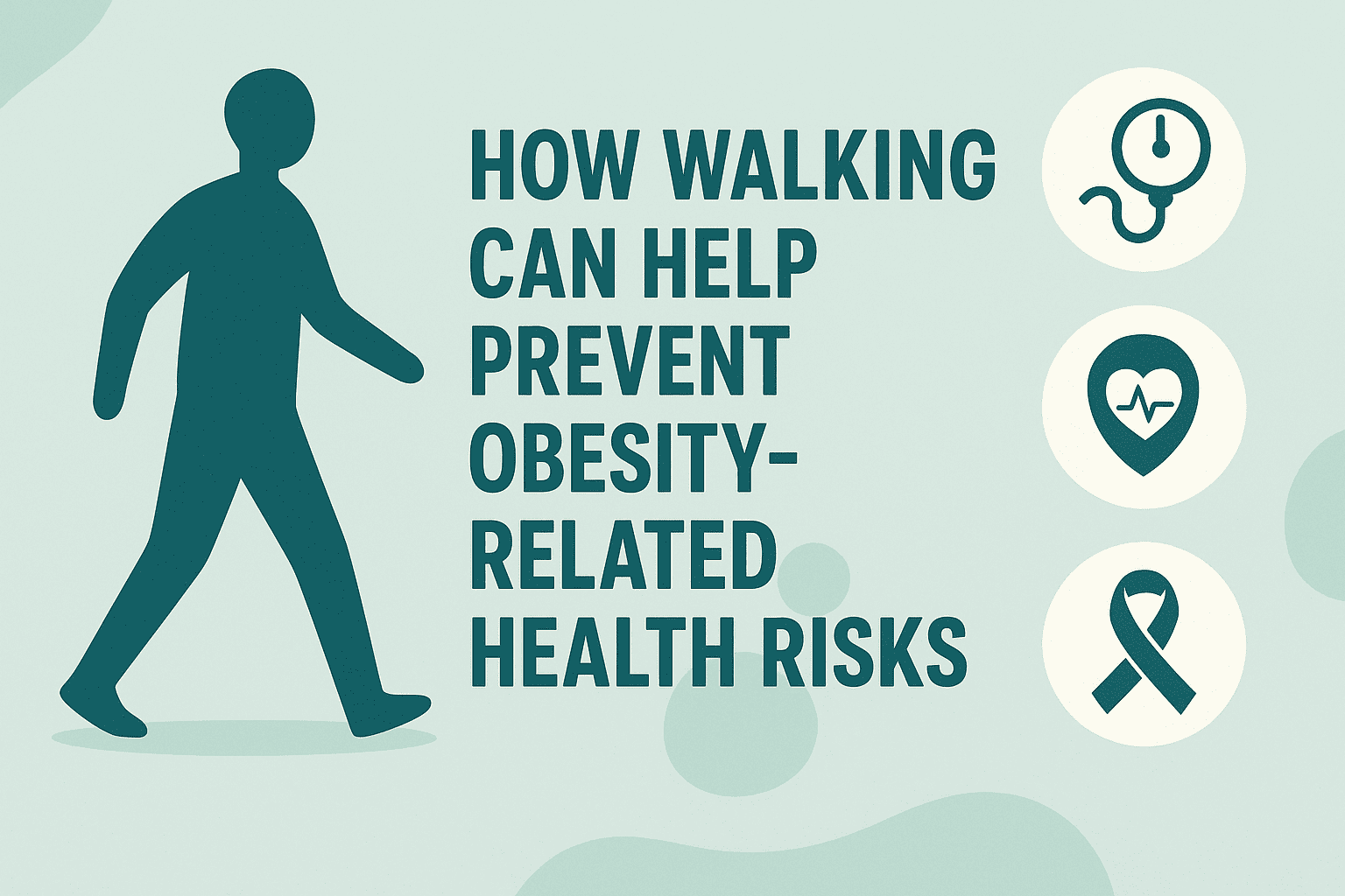 How Walking Can Prevent Obesity-Related Health Risks: Heart Attack, High Blood Pressure, Diabetes, and Cancer